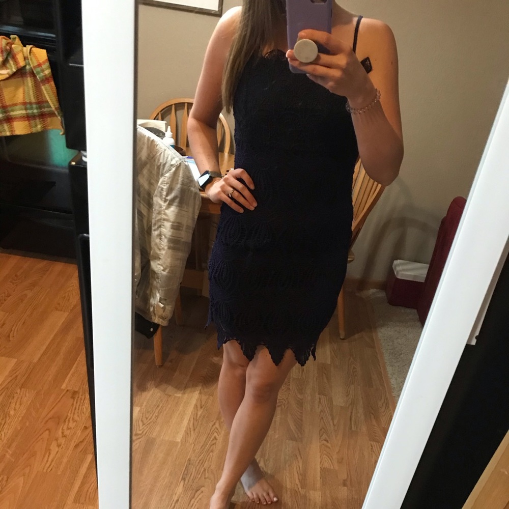 Super cute deep blueish/purple dress